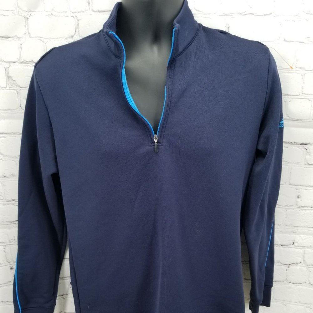Adidas Vintage Shirt with Stripes on nec